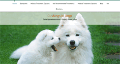 Desktop Screenshot of cushingsindogs.com