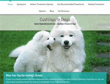 Tablet Screenshot of cushingsindogs.com